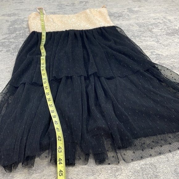 NWT Dress The Population Kady Dress Sequin Tulle Tiered Party Sparkle Sz L - Picture 7 of 11